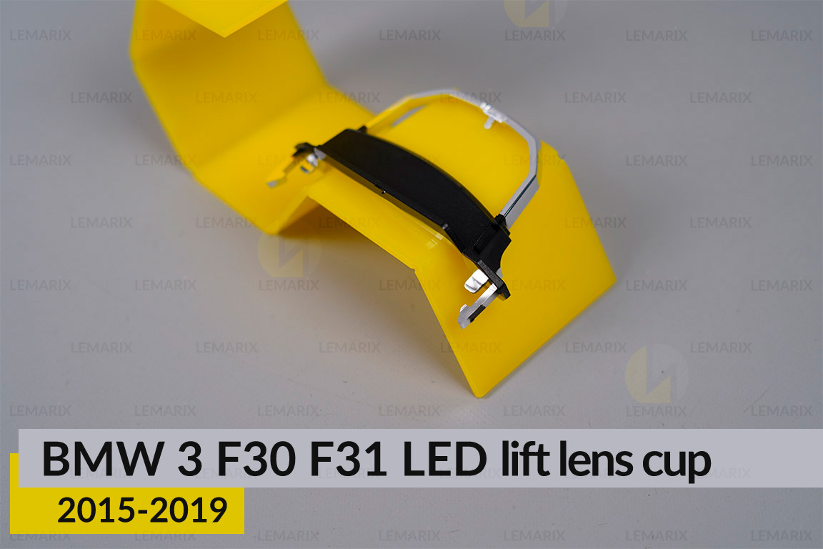 Хромований елемент чаші BMW 3 F30 F31 LED (2015-2019) рест правий