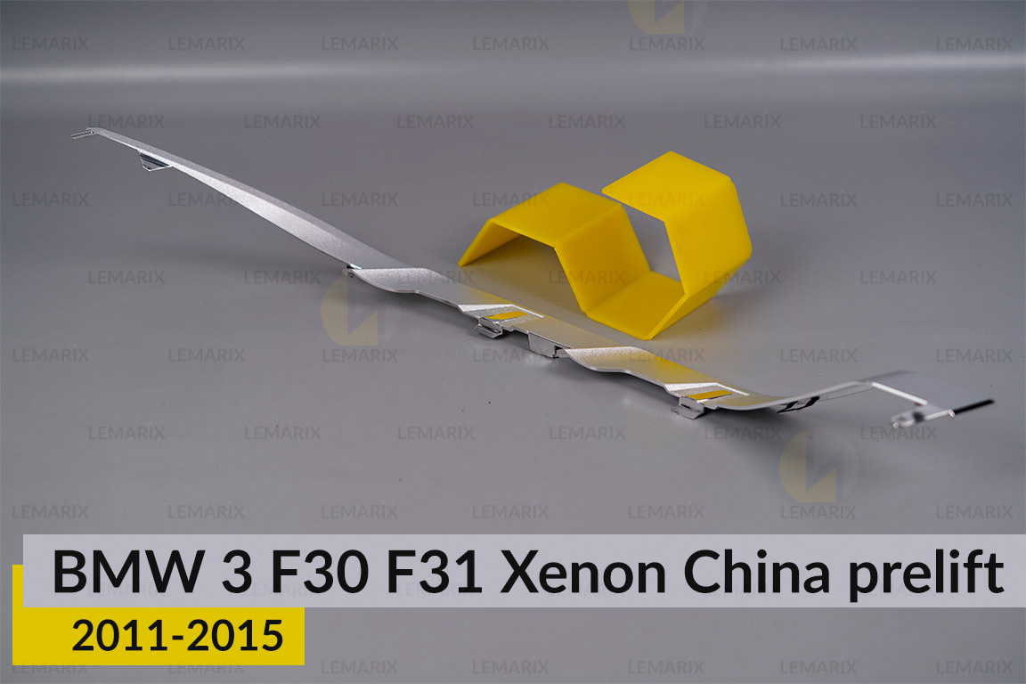 Хромована декоративна маска нижня BMW 3 F30 F31 Xenon China (2011-2015) дорест ліва