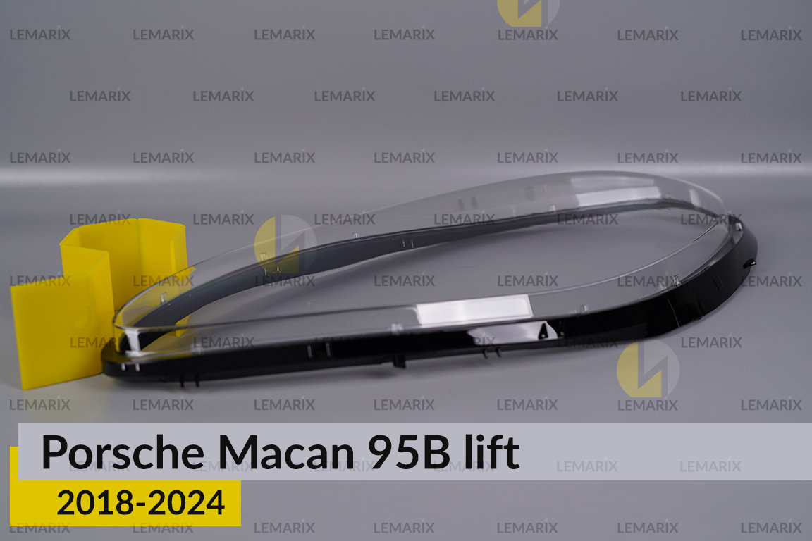 Скло фари Porsche Macan 95B (2018-2024) рест ліве