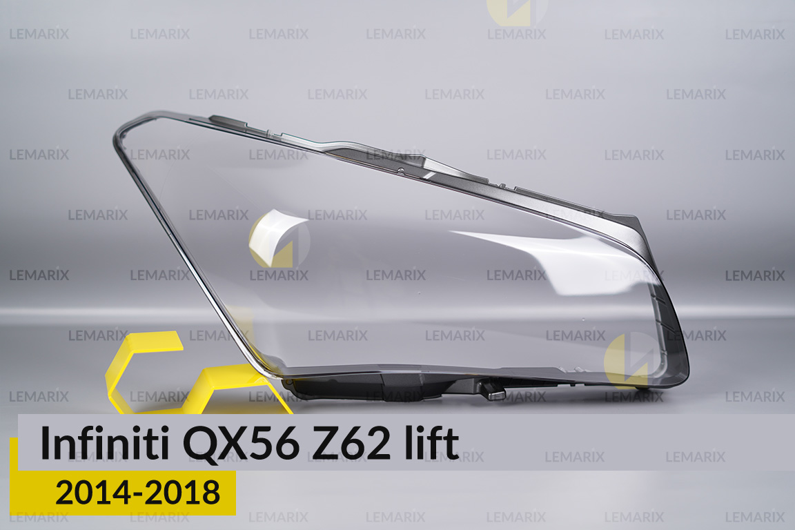 Скло фари Infiniti QX56 Z62 (2014-2018) рест праве