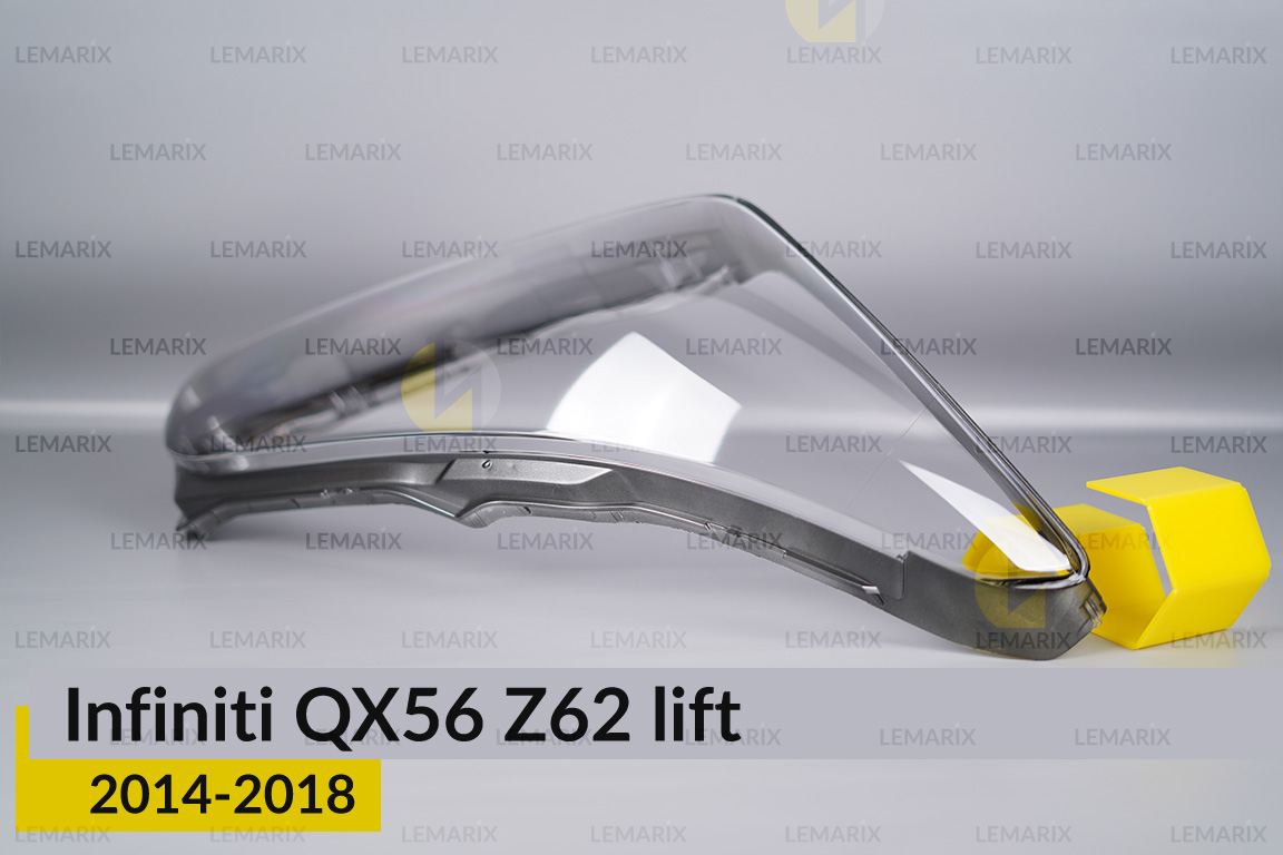 Скло фари Infiniti QX56 Z62 (2014-2018) рест праве