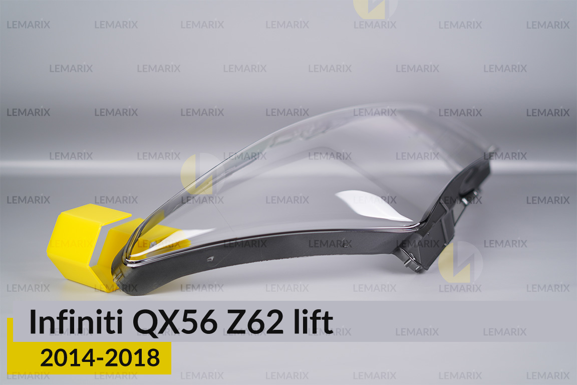 Скло фари Infiniti QX56 Z62 (2014-2018) рест праве
