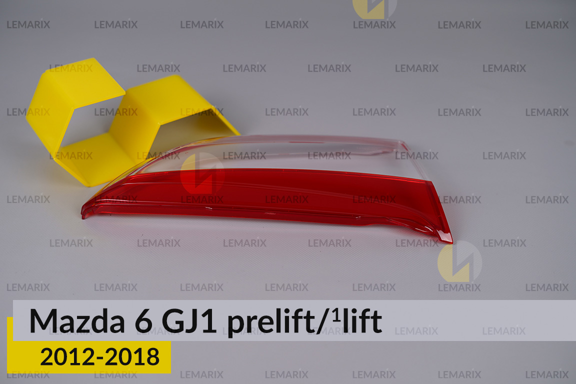 Скло заднього ліхтаря внутрішнє в кришці багажника Mazda 6 GJ1 (2012-2018) дорест/1 рест ліве