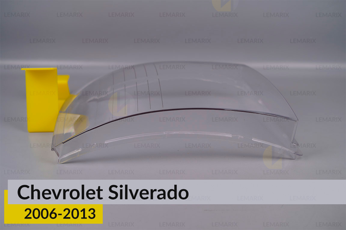 Скло фари Chevrolet Silverado (2006-2013) праве