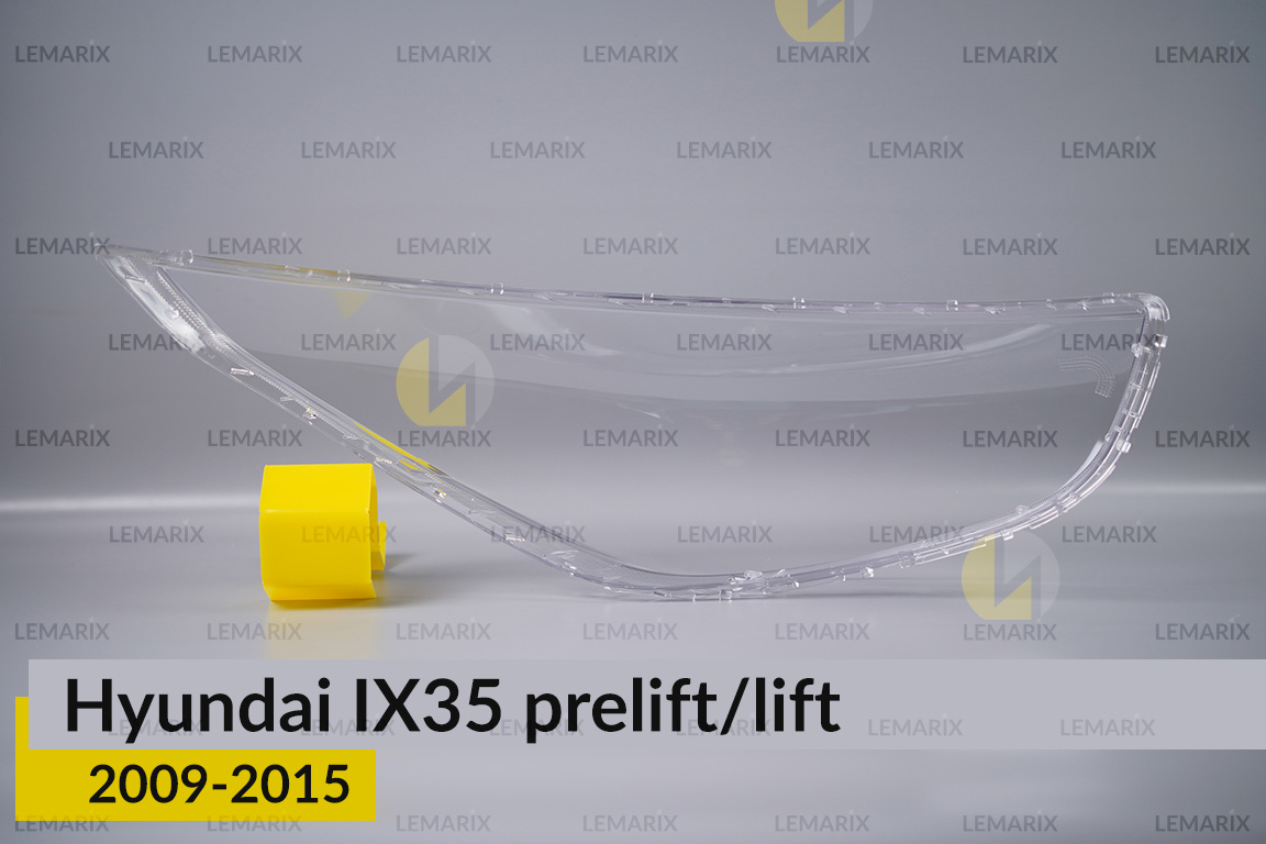 Скло фари Hyundai IX35 (2009-2015) дорест/рест ліве