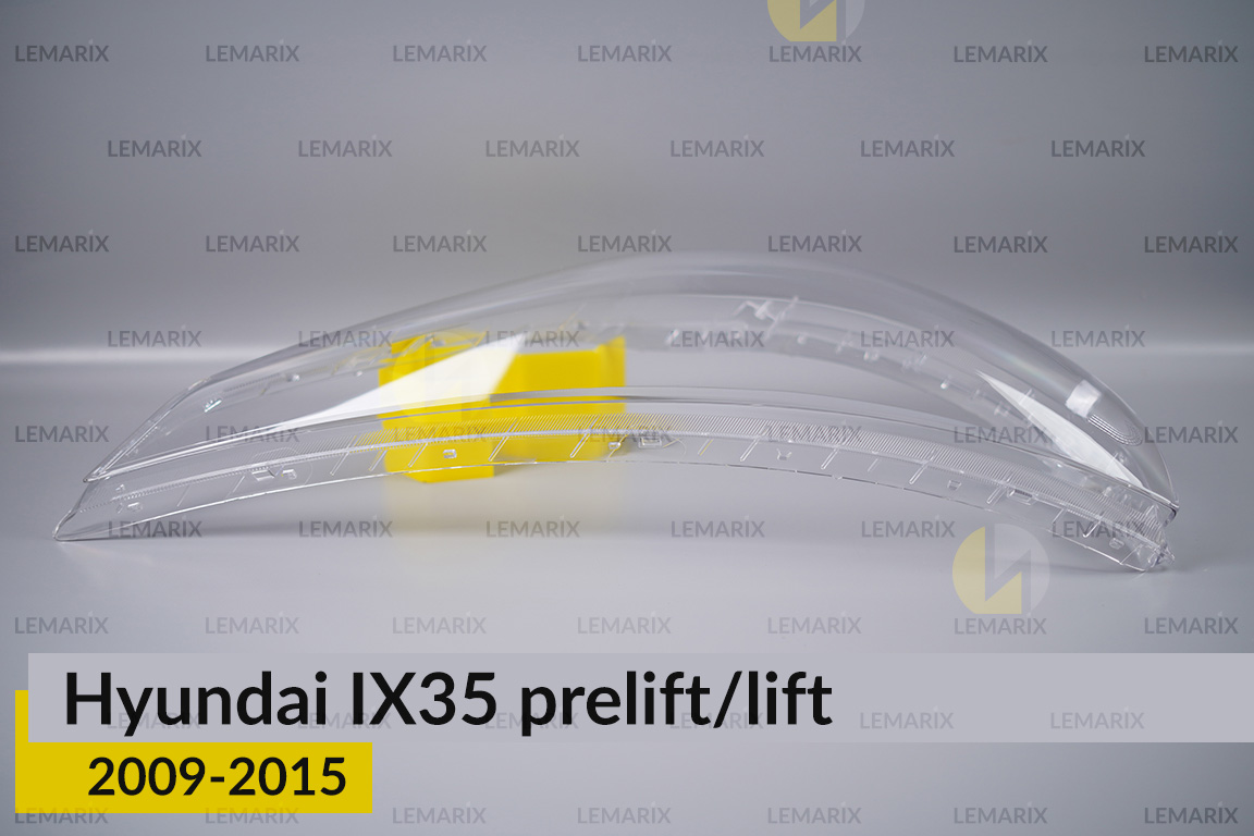 Скло фари Hyundai IX35 (2009-2015) дорест/рест ліве