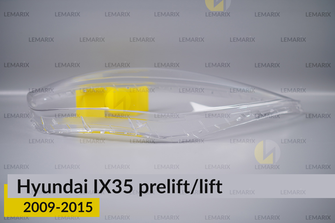 Скло фари Hyundai IX35 (2009-2015) дорест/рест ліве