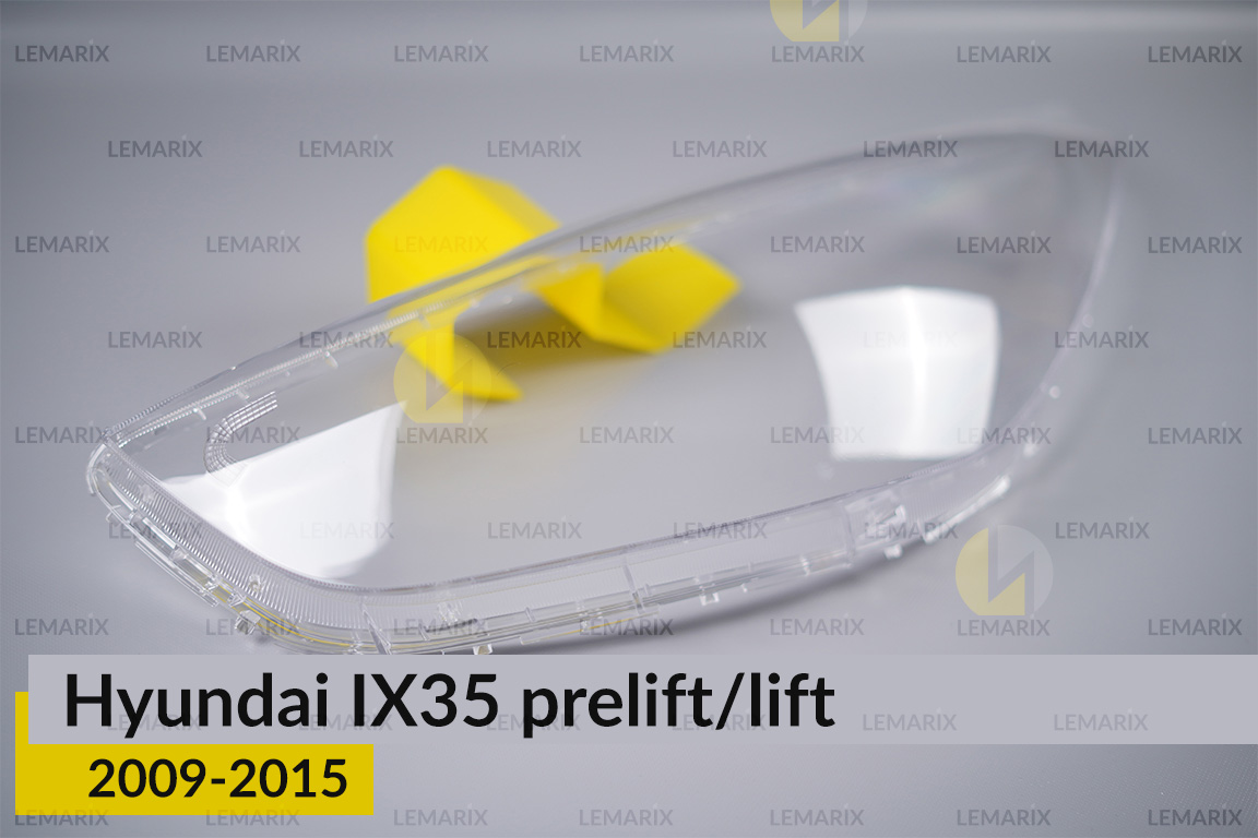 Скло фари Hyundai IX35 (2009-2015) дорест/рест ліве