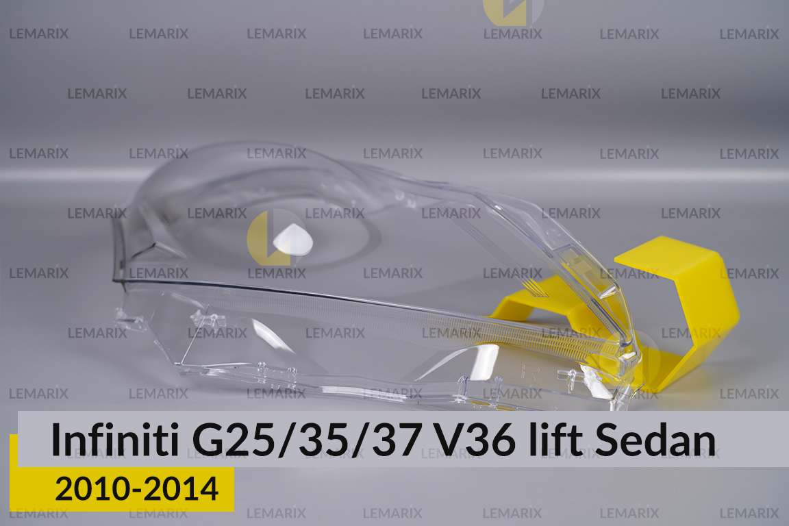 Скло фари Infiniti G25/35/37 V36 Sedan (2010-2014) рест праве