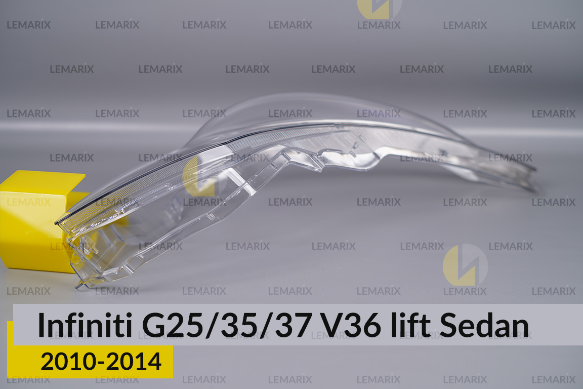 Скло фари Infiniti G25/35/37 V36 Sedan (2010-2014) рест праве