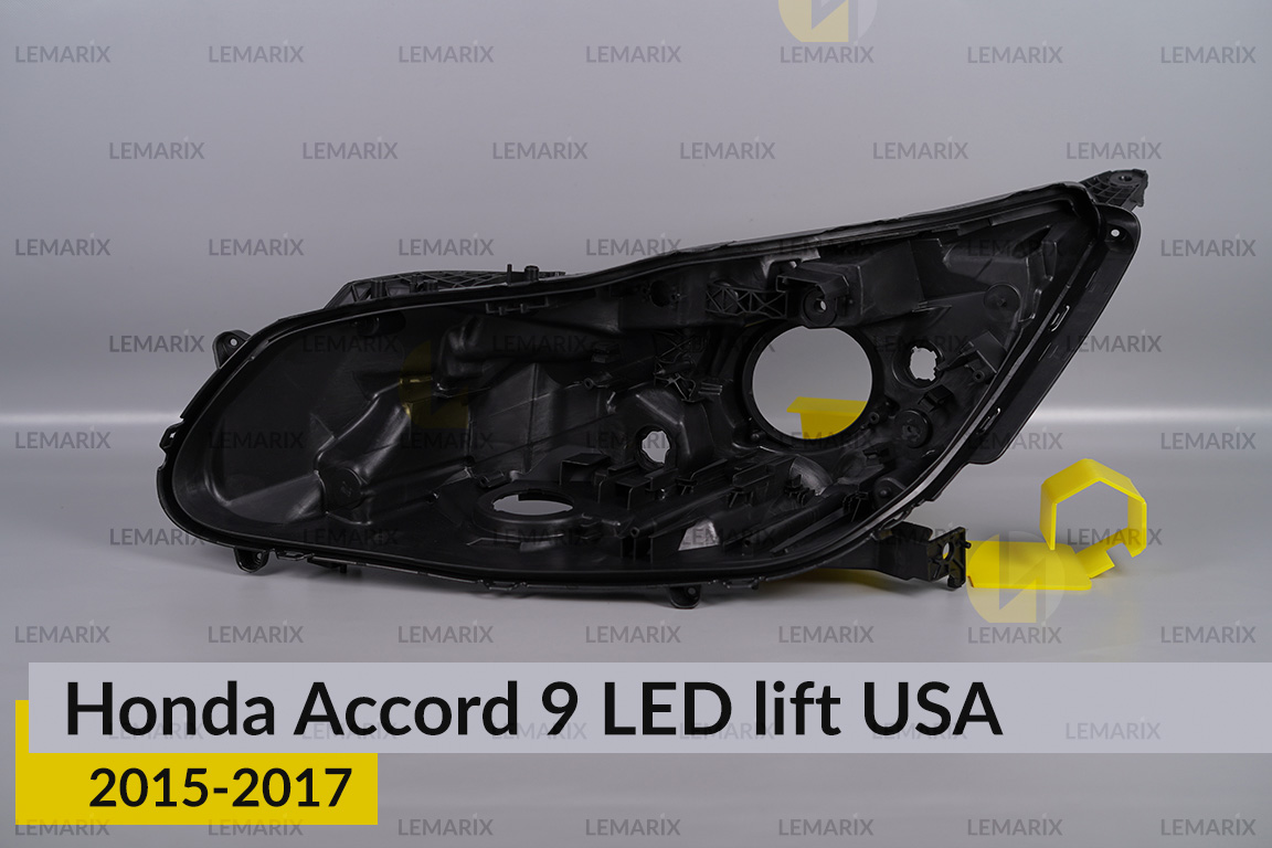 Корпус фари Honda Accord 9 LED USA (2015-2017) рест лівий