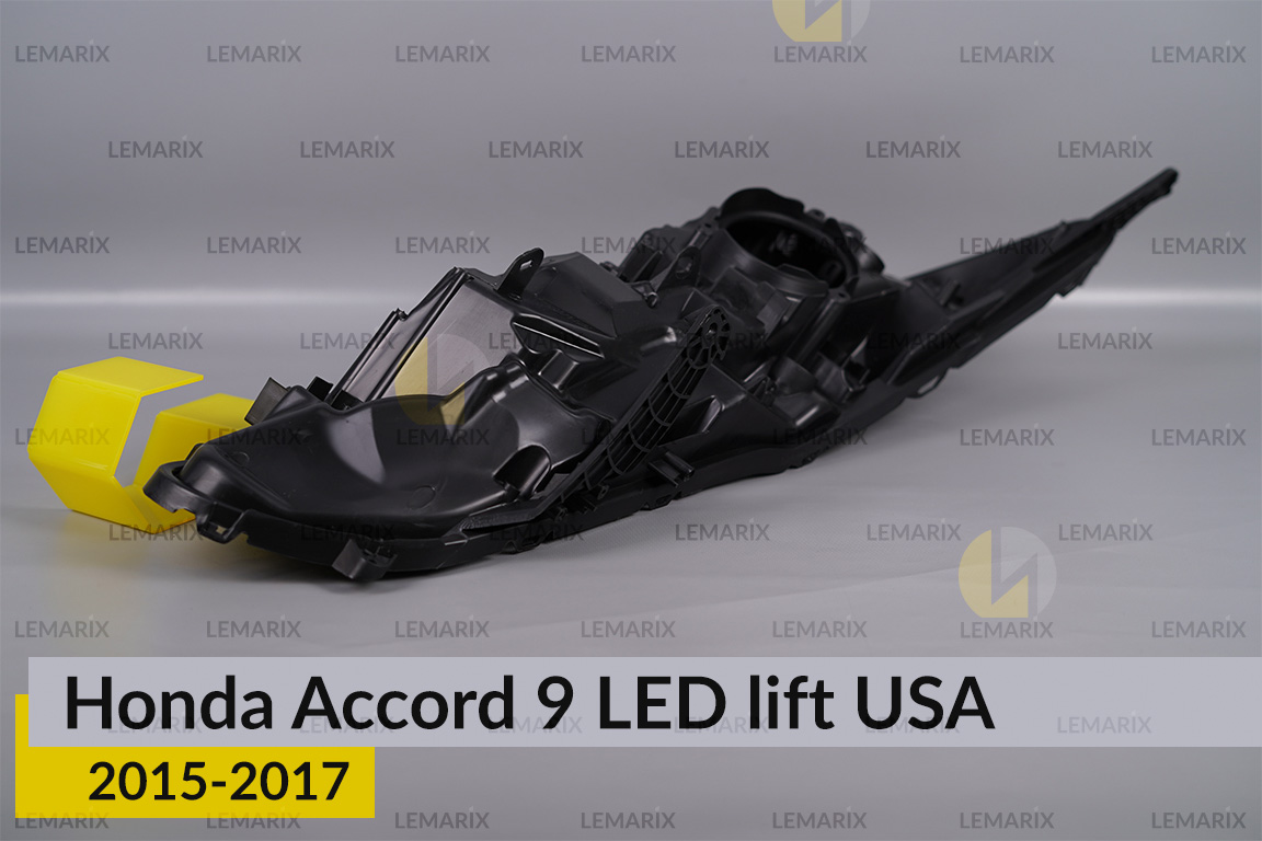 Корпус фари Honda Accord 9 LED USA (2015-2017) рест лівий