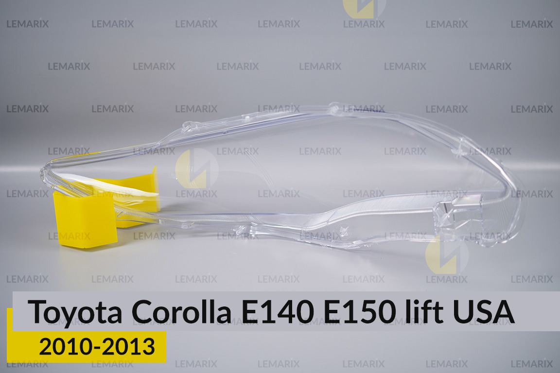 Скло фари Toyota Corolla E140 E150 USA (2010-2013) рест ліве