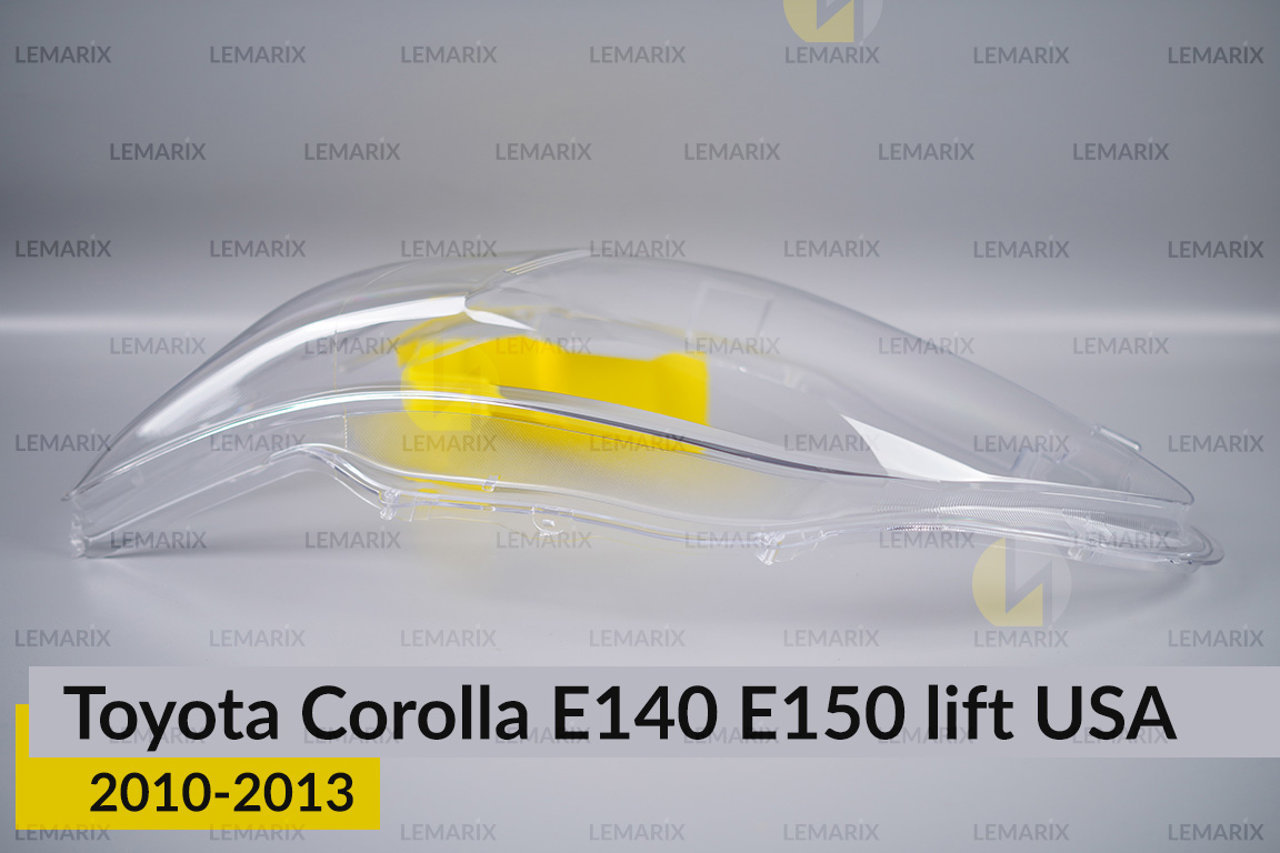 Скло фари Toyota Corolla E140 E150 USA (2010-2013) рест ліве