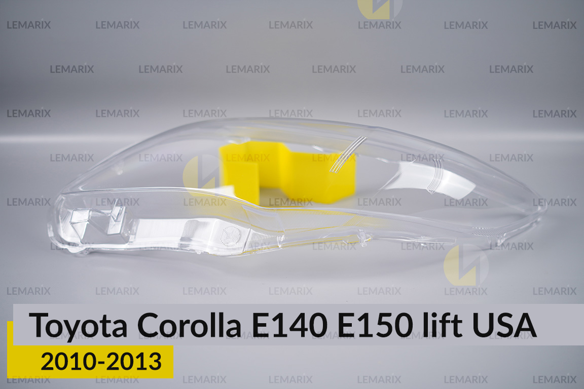 Скло фари Toyota Corolla E140 E150 USA (2010-2013) рест ліве