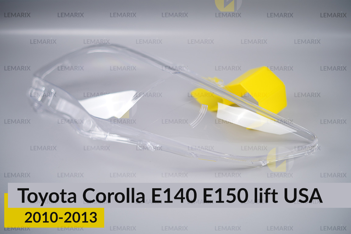 Скло фари Toyota Corolla E140 E150 USA (2010-2013) рест ліве