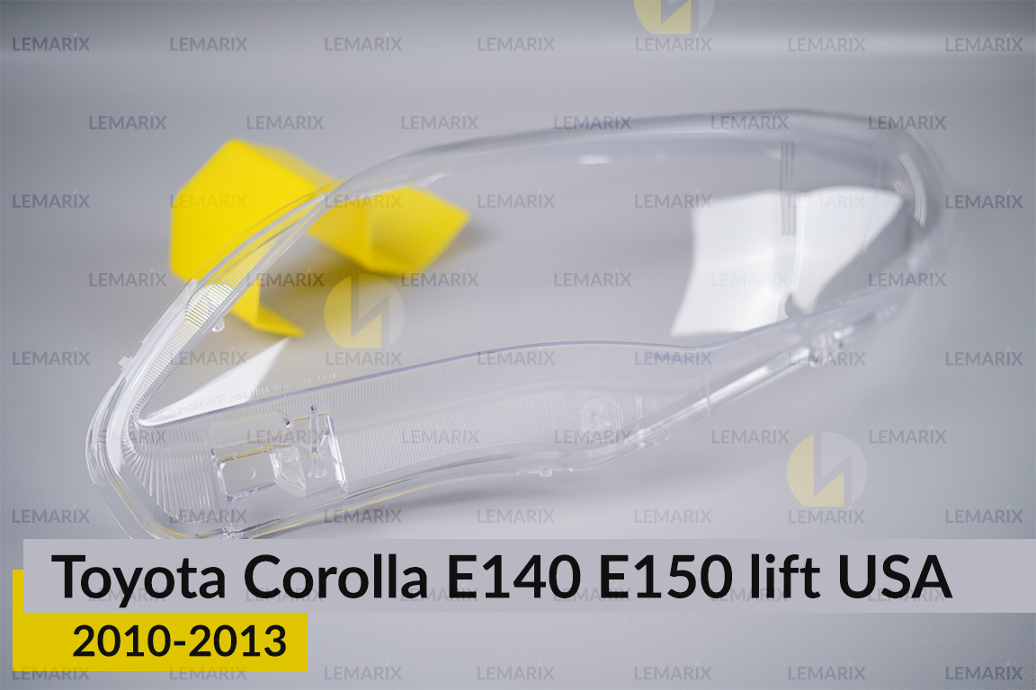 Скло фари Toyota Corolla E140 E150 USA (2010-2013) рест ліве