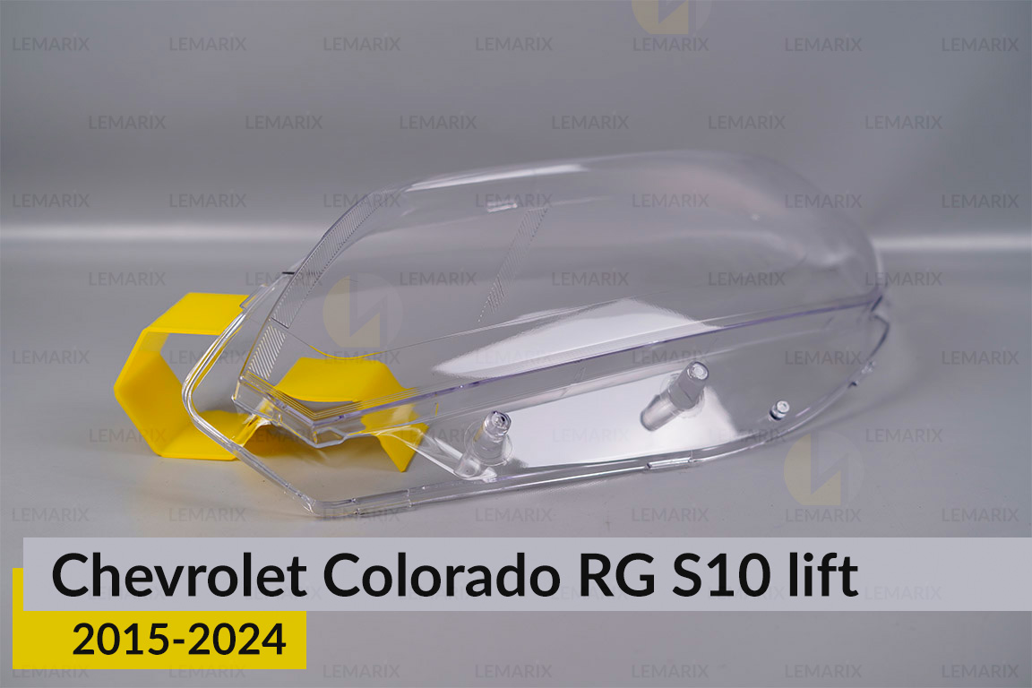 Скло фари Chevrolet Colorado RG S10 (2015-2024) рест ліве