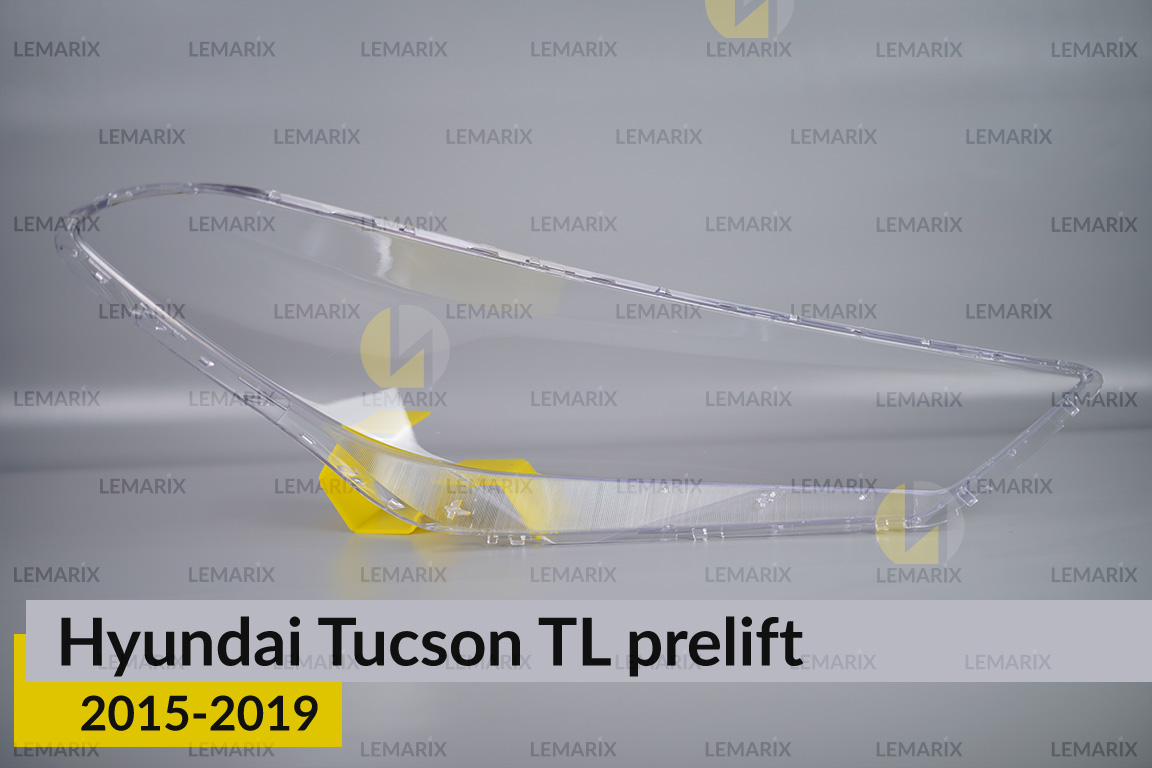 Скло фари Hyundai Tucson TL (2015-2019) дорест ліве