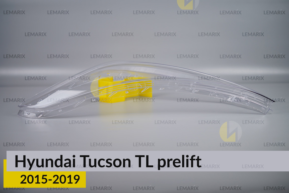Скло фари Hyundai Tucson TL (2015-2019) дорест ліве