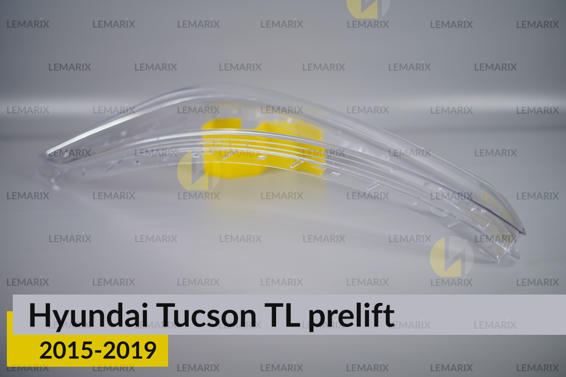 Скло фари Hyundai Tucson TL (2015-2019) дорест ліве