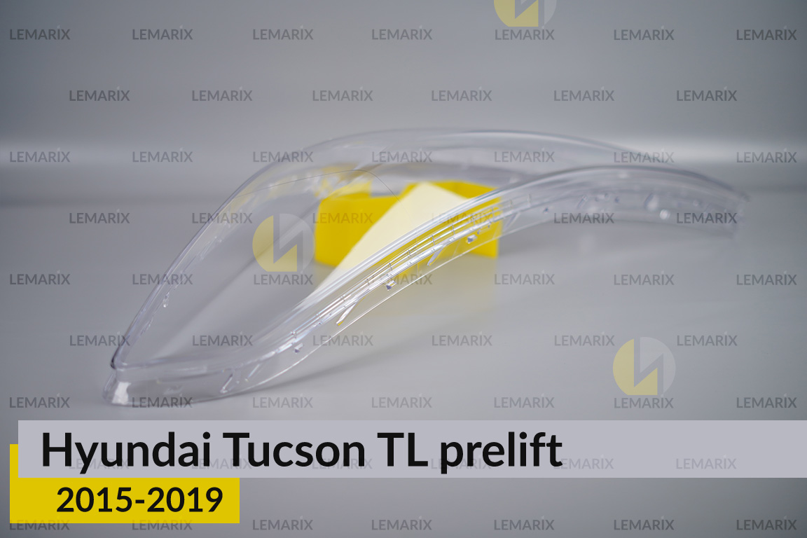 Скло фари Hyundai Tucson TL (2015-2019) дорест ліве