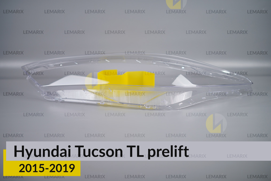 Скло фари Hyundai Tucson TL (2015-2019) дорест ліве