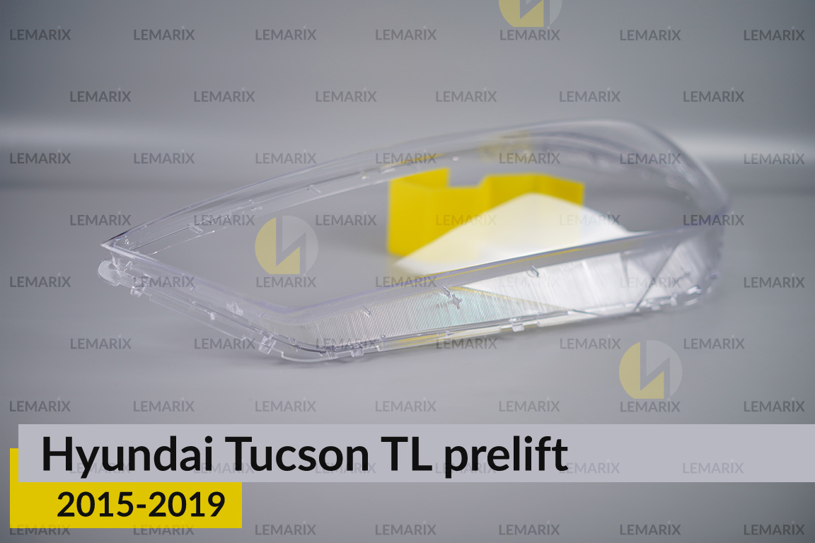 Скло фари Hyundai Tucson TL (2015-2019) дорест ліве