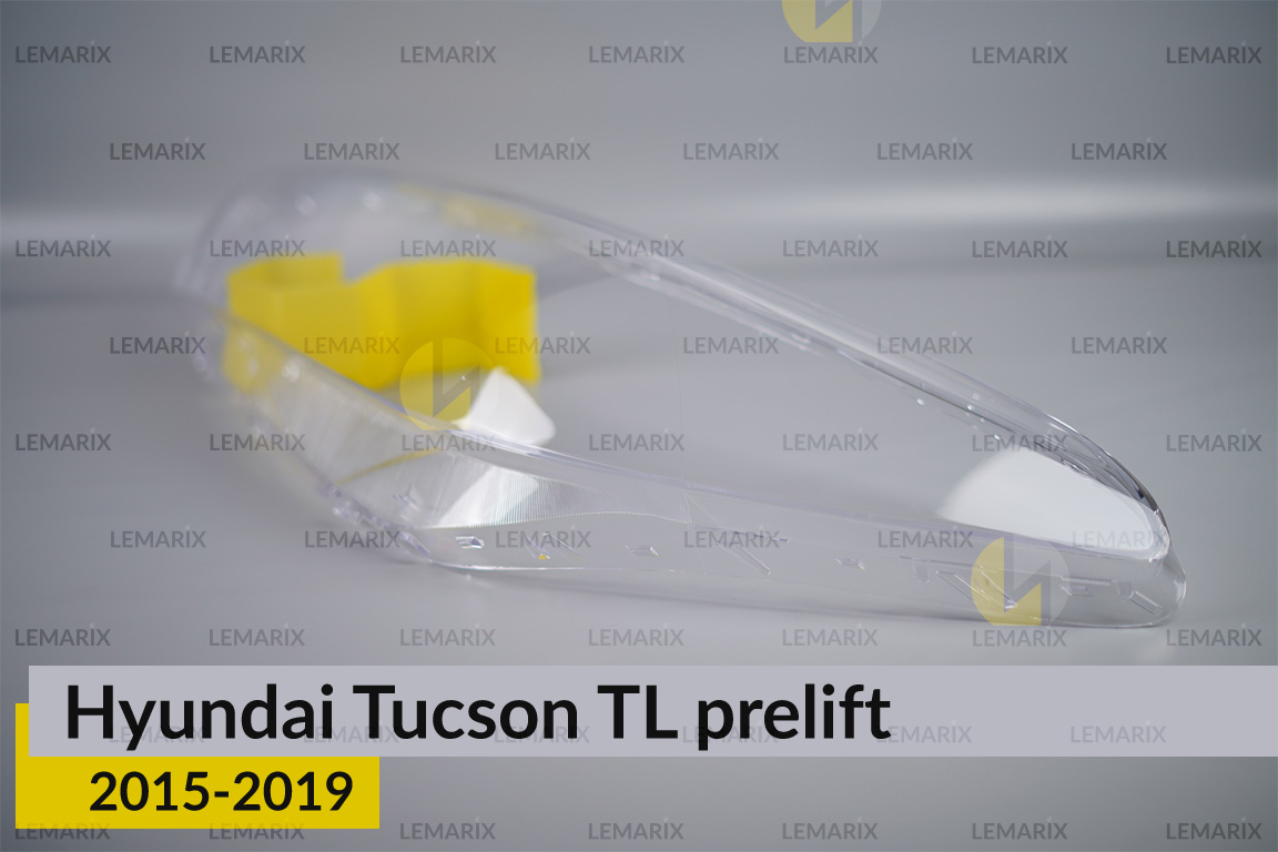 Скло фари Hyundai Tucson TL (2015-2019) дорест ліве
