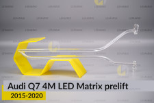 Світловод фари Audi Q7 4M LED Matrix (2015-2020) дорест зовнішній лівий