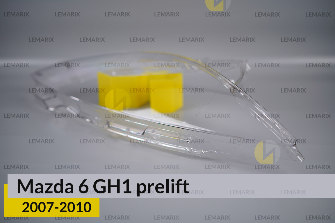 Скло фари Mazda 6 GH1 (2007-2010) дорест праве