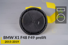 Крышка колпак заглушка фары BMW X1 F48 F49 (2015-2019) дорест левая/правая