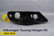 Корпус фары VW Volkswagen Touareg Halogen (2006-2010) рест правый