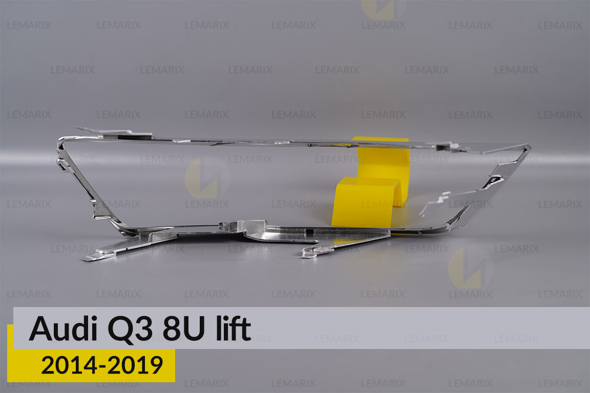 Хромована декоративна маска основна Audi Q3 8U (2014-2019) рест ліва
