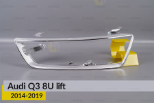 Хромована декоративна маска основна Audi Q3 8U (2014-2019) рест ліва