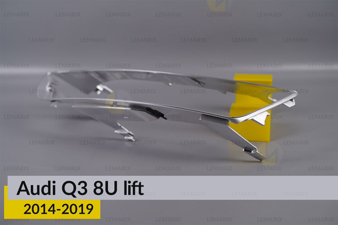 Хромована декоративна маска основна Audi Q3 8U (2014-2019) рест ліва