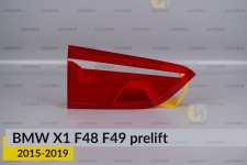 Скло заднього ліхтаря внутрішнє в кришці багажника BMW X1 F48 F49 (2015-2019) дорест ліве
