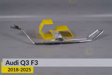 Хромована декоративна маска середня Audi Q3 F3 (2018-2025) права