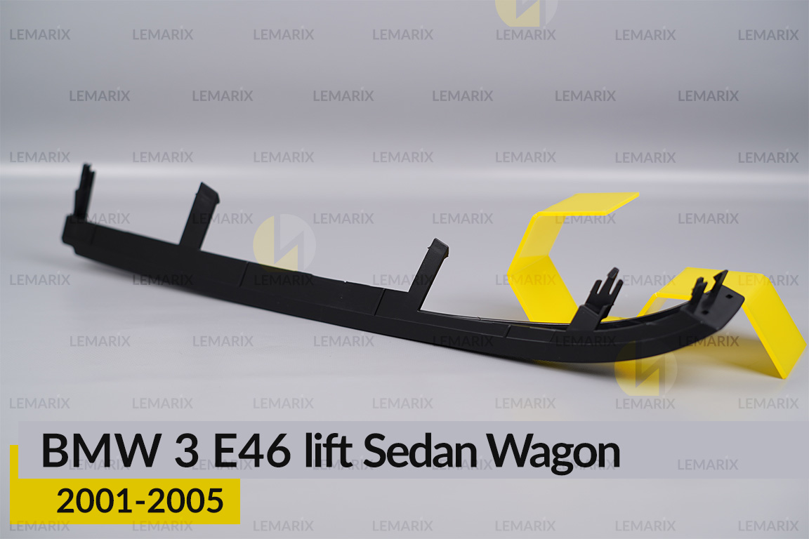 Зовнішня накладка пластикова під фару BMW 3 E46 Sedan Wagon (2001-2005) рест права