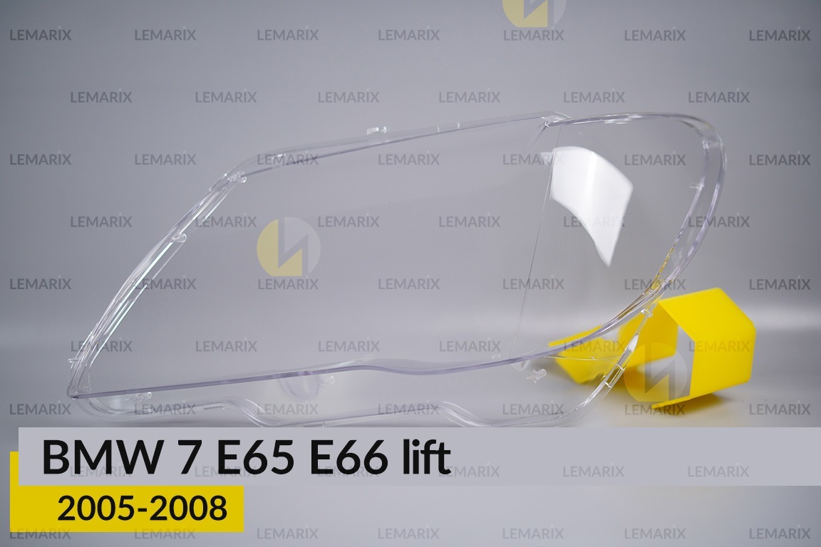 Скло фари BMW 7 E65 E66 (2005-2008) рест ліве