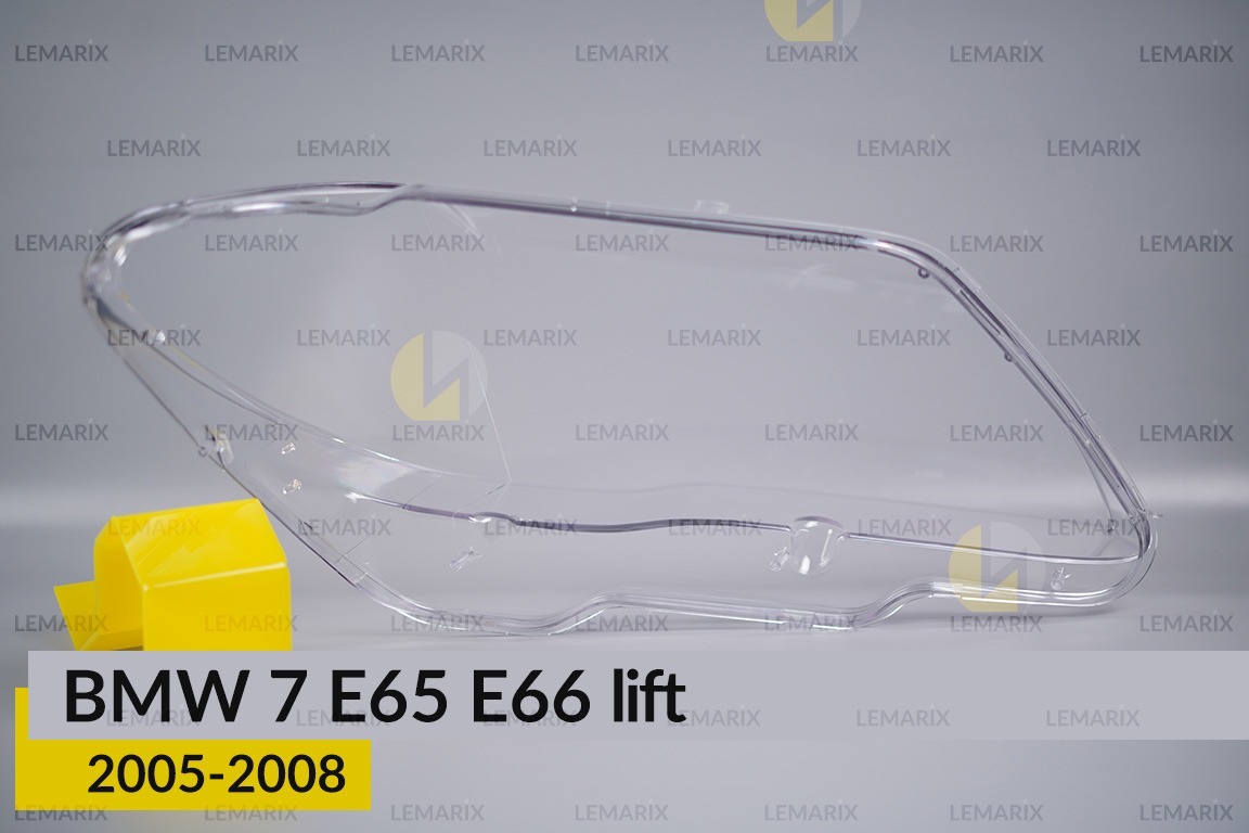 Скло фари BMW 7 E65 E66 (2005-2008) рест ліве