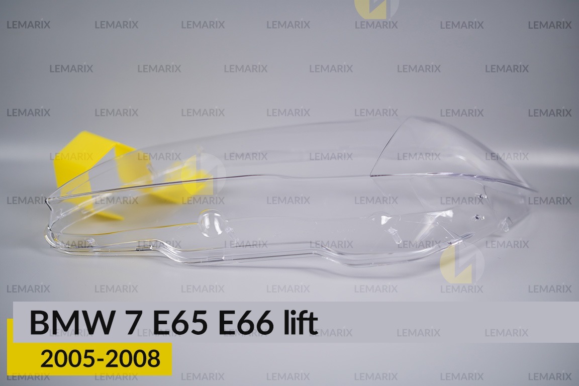 Скло фари BMW 7 E65 E66 (2005-2008) рест ліве