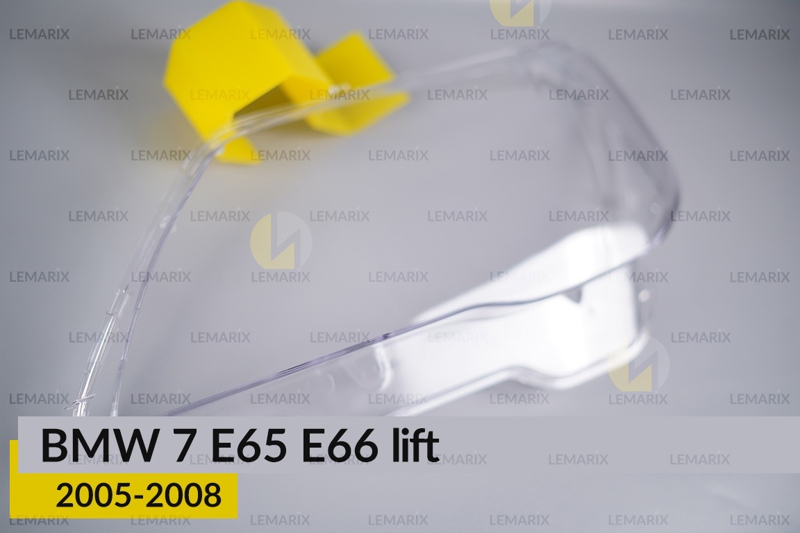 Скло фари BMW 7 E65 E66 (2005-2008) рест ліве