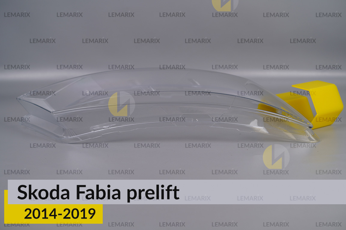 Скло фари Skoda Fabia (2014-2019) дорест праве