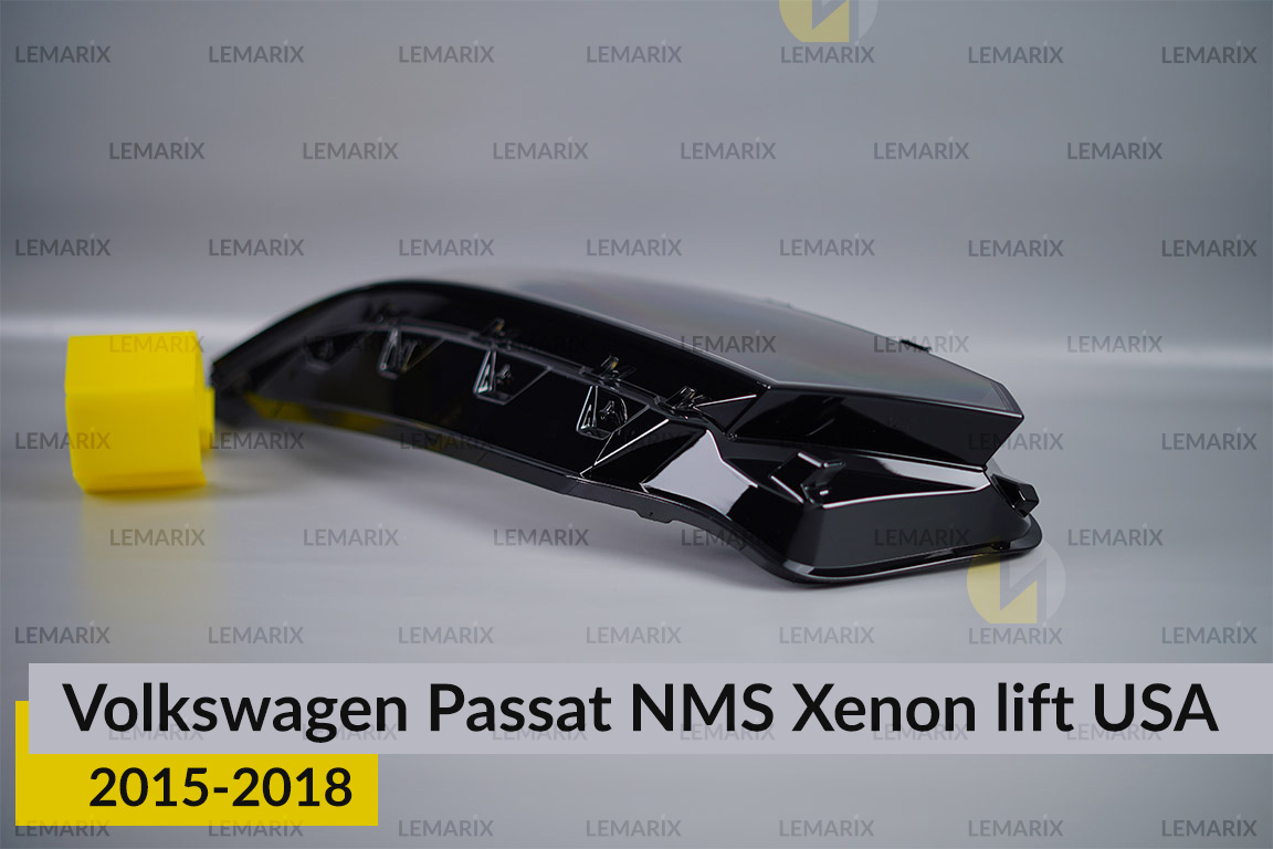 Скло фари VW Volkswagen Passat NMS Xenon USA (2015-2018) рест ліве