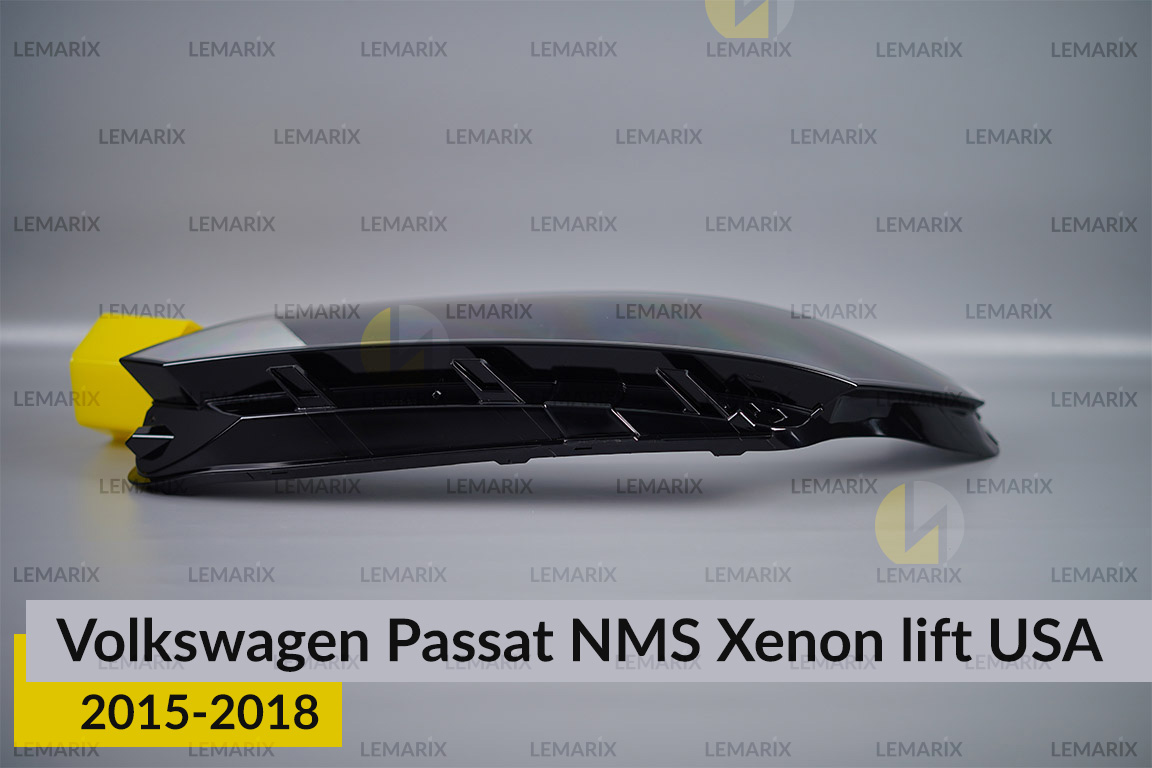 Скло фари VW Volkswagen Passat NMS Xenon USA (2015-2018) рест ліве