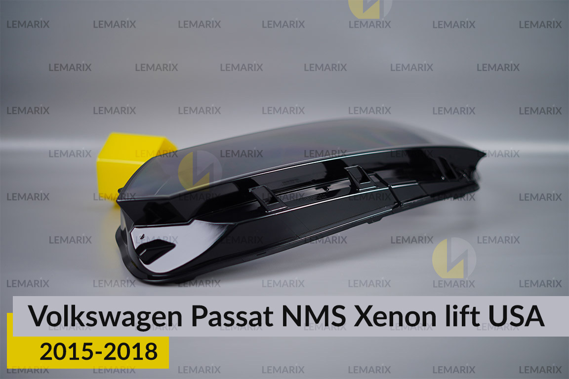 Скло фари VW Volkswagen Passat NMS Xenon USA (2015-2018) рест ліве