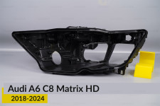 Корпус фары Audi A6 C8 Matrix HD (2018-2024) левый