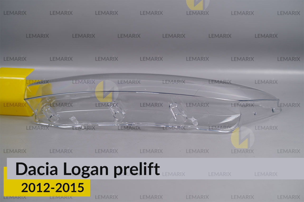 Скло фари Dacia Logan (2012-2015) дорест ліве