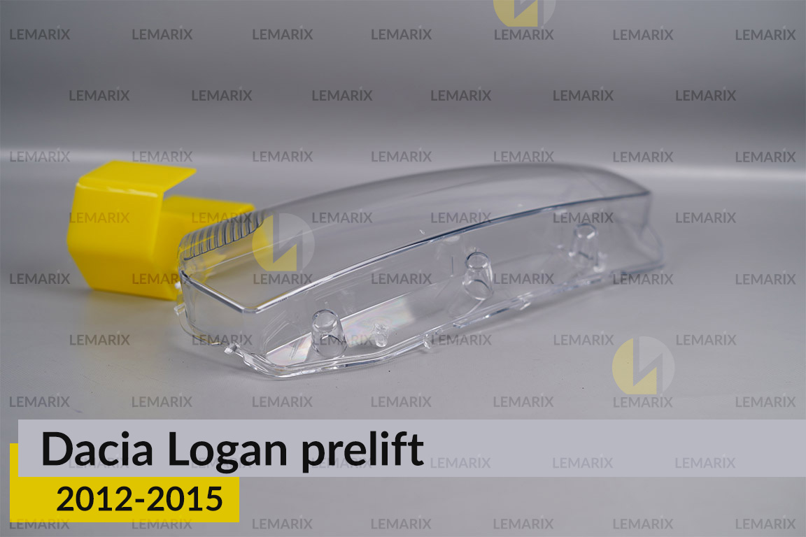 Скло фари Dacia Logan (2012-2015) дорест ліве